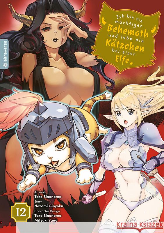 Ich bin ein mächtiger Behemoth und lebe als Kätzchen bei einer Elfe 12 Ginyoku, Nozomi, Sinonome, Taro, Yano, Mitsuki 9783753936802 Altraverse - książka