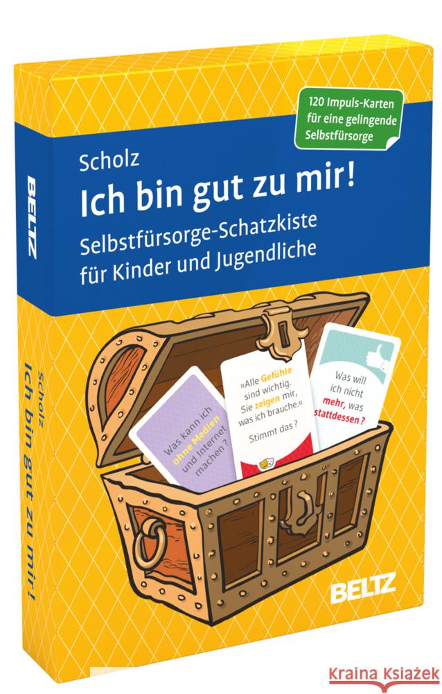 Ich bin gut zu mir!, 120 Karten Scholz, Falk Peter 4019172100292 Beltz - książka