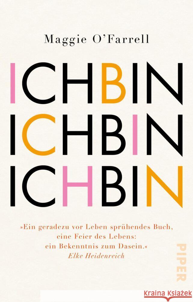 Ich bin, ich bin, ich bin O'Farrell, Maggie 9783492317245 Piper - książka