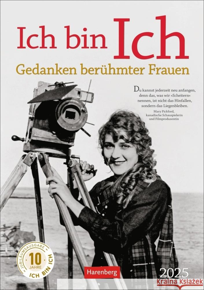 Ich bin Ich Wochen-Kulturkalender 2025 - Gedanken berühmter Frauen Issel, Ulrike 9783840034206 Harenberg - książka
