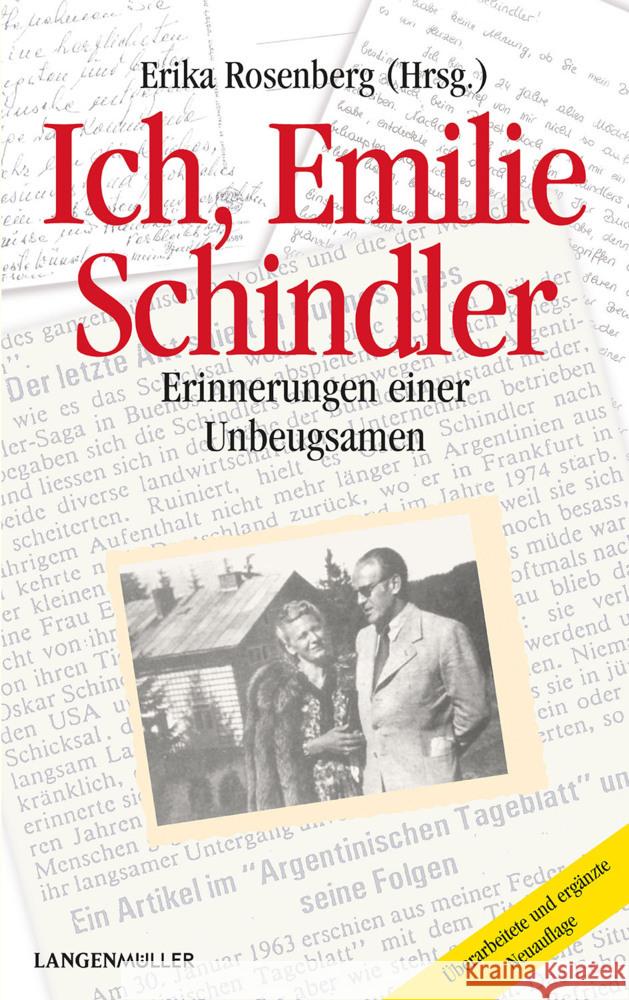 Ich, Emilie Schindler Rosenberg, Erika 9783784436333 Langen/Müller - książka