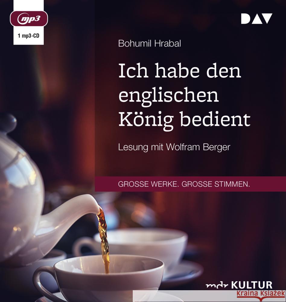 Ich habe den englischen König bedient, 1 Audio-CD, 1 MP3 Hrabal, Bohumil 9783742418159 Der Audio Verlag, DAV - książka