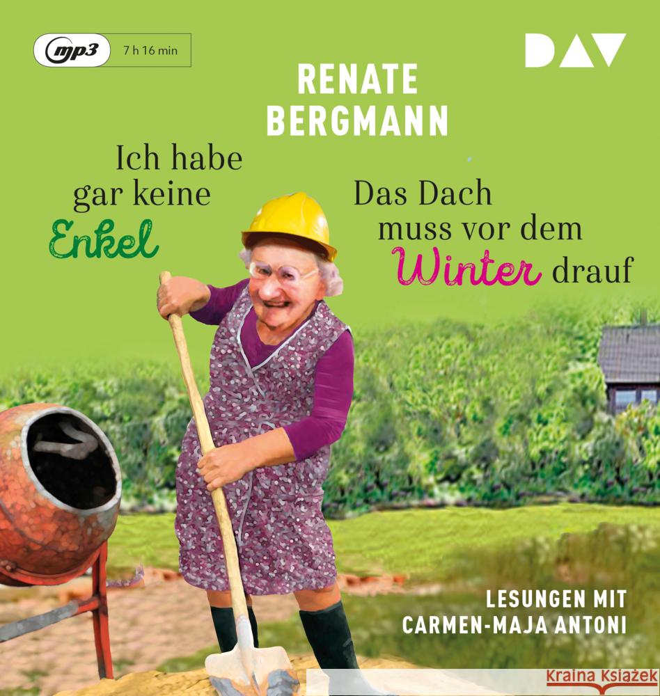 Ich habe gar keine Enkel/Das Dach muss vor dem Winter drauf, 1 Audio-CD, Bergmann, Renate 9783742415578 Der Audio Verlag, DAV - książka