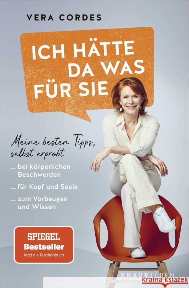 Ich hätte da was für Sie Cordes, Vera 9783426567753 Knaur MensSana TB - książka