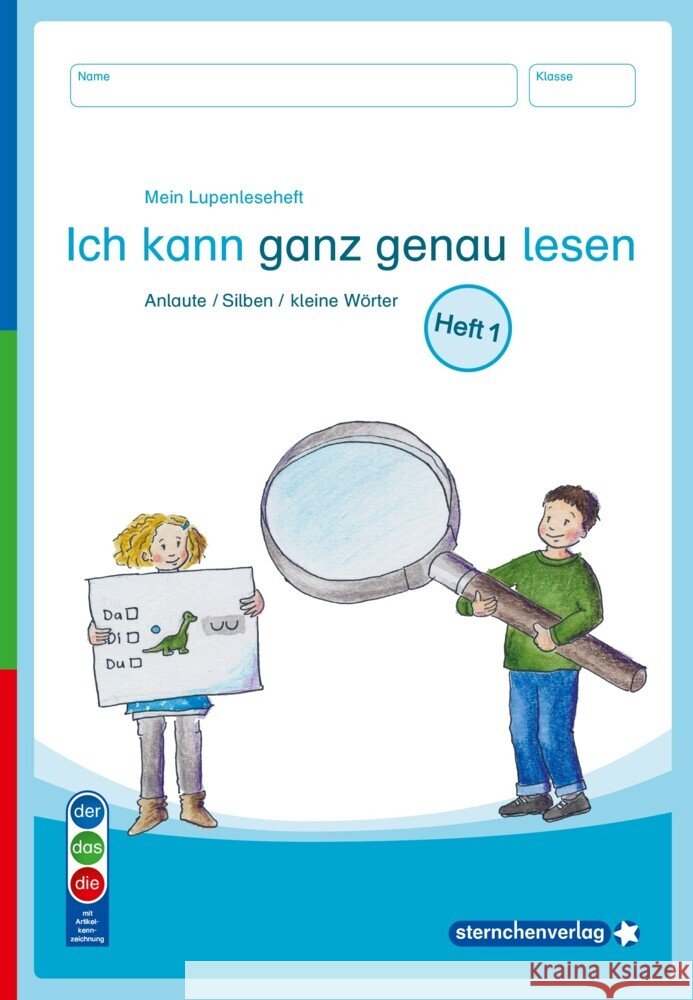 Ich kann ganz genau lesen - Heft 1 - Ausgabe mit Artikelkennzeichnung sternchenverlag GmbH, Langhans, Katrin 9783946904724 Sternchenverlag - książka