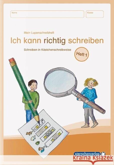 Ich kann richtig schreiben Heft 1 sternchenverlag GmbH, Langhans, Katrin 9783946904694 Sternchenverlag - książka