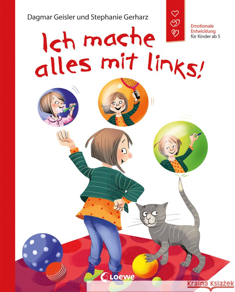 Ich mache alles mit links! Geisler, Dagmar, Gerharz, Stephanie 9783743209046 Loewe Verlag - książka