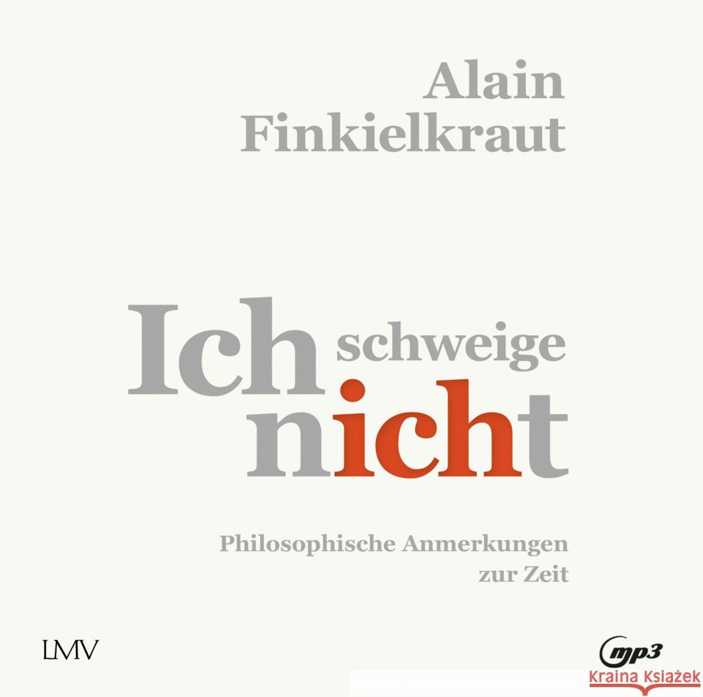 Ich schweige nicht, 1 Audio-CD, 1 MP3 Finkielkraut, Alain 9783803292643 United Soft Media (USM) - książka