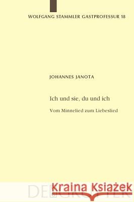 Ich und sie, du und ich Johannes Janota 9783110217766 de Gruyter - książka