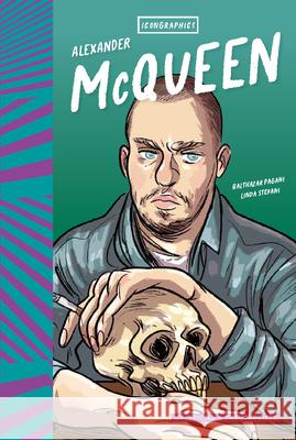 Icongraphics – Alexander McQueen: A Graphic Novel Balthazar Pagani 9781786751713 Gemini Gift Books Limited - książka