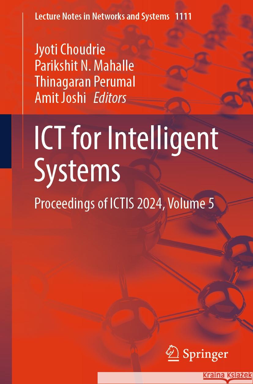 ICT for Intelligent Systems  9789819766802 Springer - książka