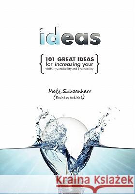 Ideas Matt Schoenherr 9780615402574 Dreamscape Multimedia - książka