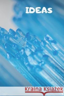 Ideas: 90 Pages of 6 X 9 Inch White Numbered Pages No Lines Journal Man 9781692260781 Independently Published - książka