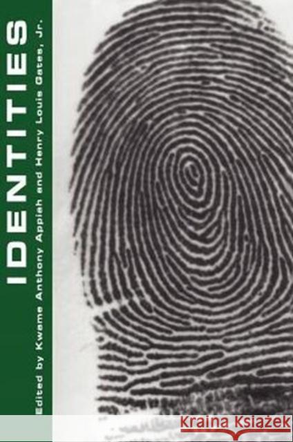 Identities Kwame Anthony Appiah Henry Louis Gates, Jr.  9780226284392 University of Chicago Press - książka