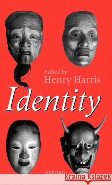 Identity Harris, Henry 9780198235255 Oxford University Press - książka