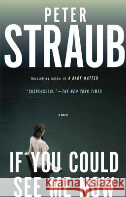 If You Could See Me Now Peter Straub 9780804172851 Anchor Books - książka