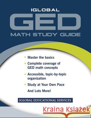 iGlobal GED Math Study Guide Services, Iglobal Educational 9781944346386 Iglobal Educational Services - książka