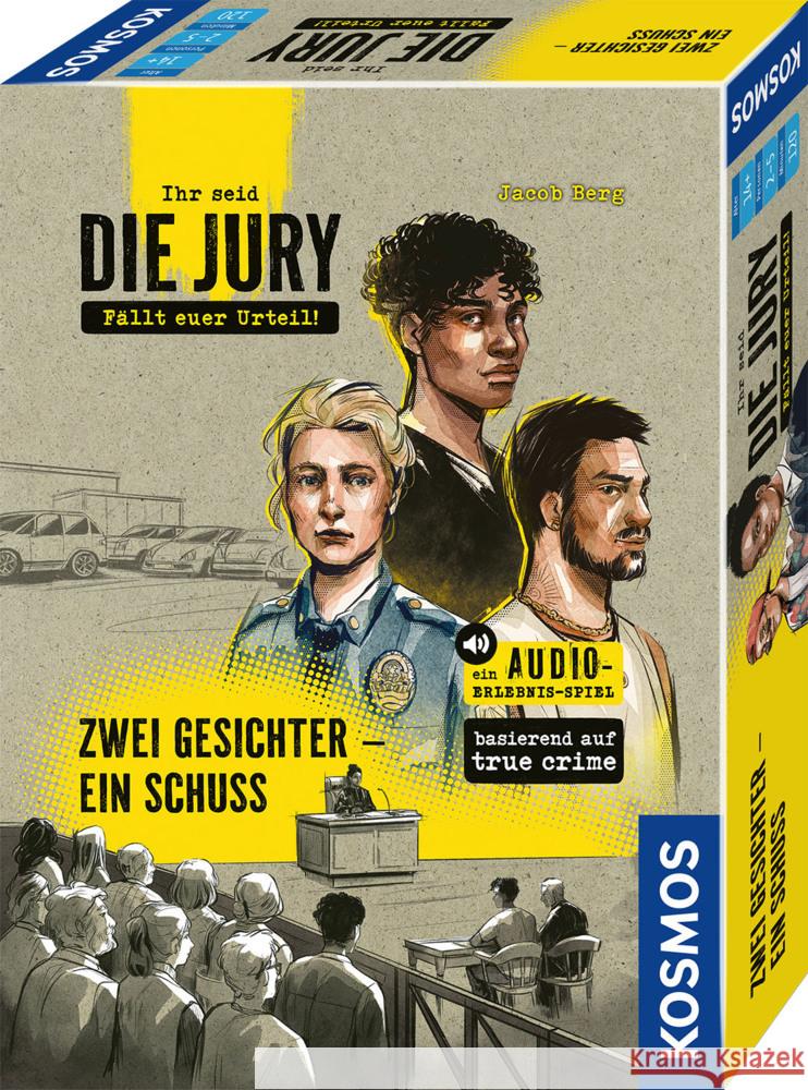 Ihr seid die Jury: Zwei Gesichter - ein Schuss Berg, Jacob 4002051685041 Kosmos Spiele - książka