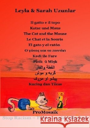 Il gatto e il topo : Favola in 12 lingue Uzunlar, Leyla 9783745013092 epubli - książka