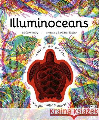 Illuminoceans: Dive Deep Into the Ocean with Your Magic Three-Colour Lens Barbara Taylor Carnovsky                                Alex Hithersay 9780711280632 Wide Eyed Editions - książka