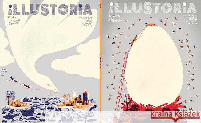 Illustoria: For Creative Kids and Their Grownups: Issue 15: Big & Small: Stories, Comics, DIY Haidle, Elizabeth 9781952119064 Illustoria Magazine - książka