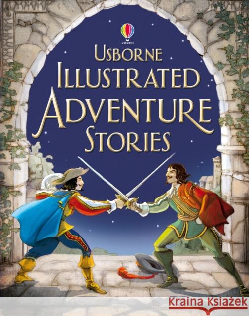 Illustrated Adventure Stories Lesley Sims 9781409522300 Usborne Publishing Ltd - książka