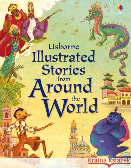 Illustrated Stories from Around the World Lesley Sims 9781409516491 Usborne Publishing Ltd - książka