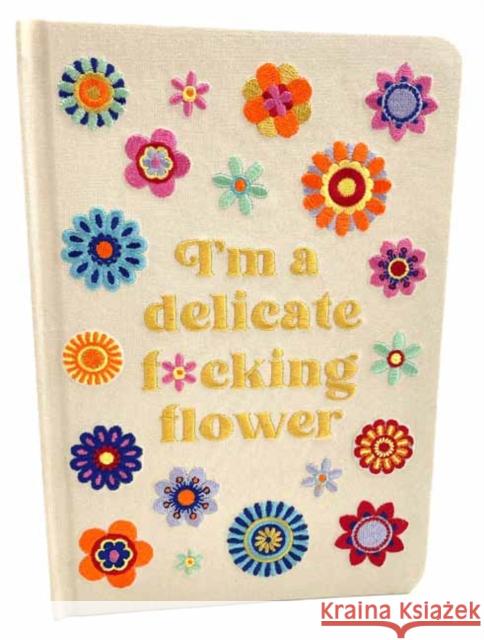 I'm a Delicate F*cking Flower Embroidered Journal Insight Editions 9798886634839 Insight Editions - książka