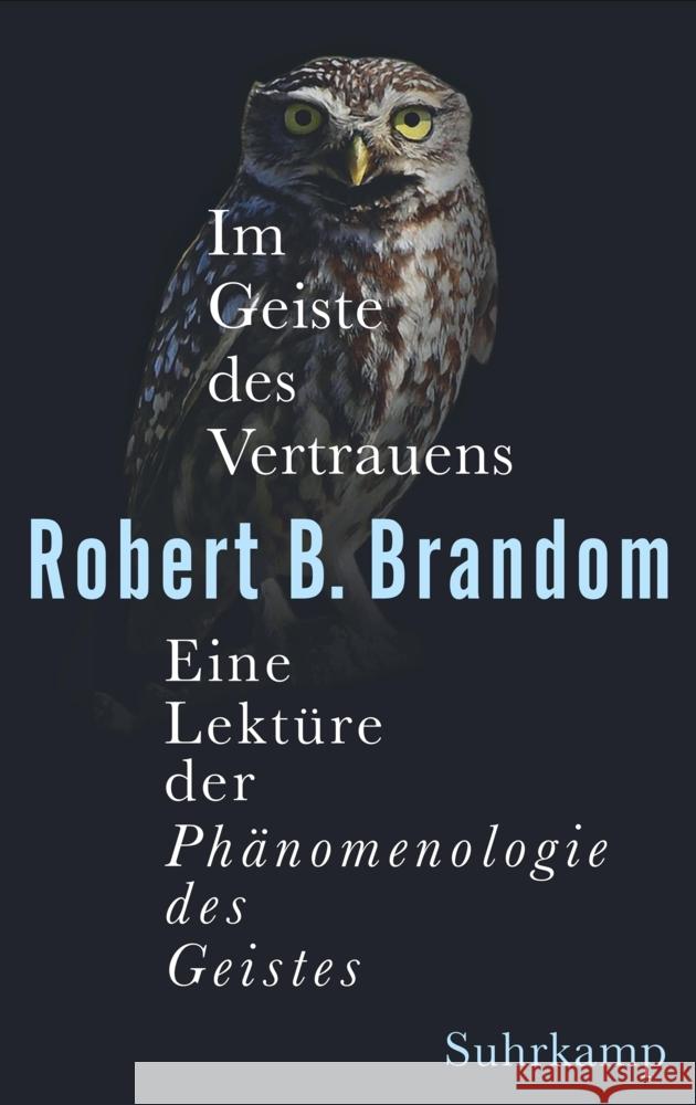 Im Geiste des Vertrauens Brandom, Robert B. 9783518587690 Suhrkamp - książka