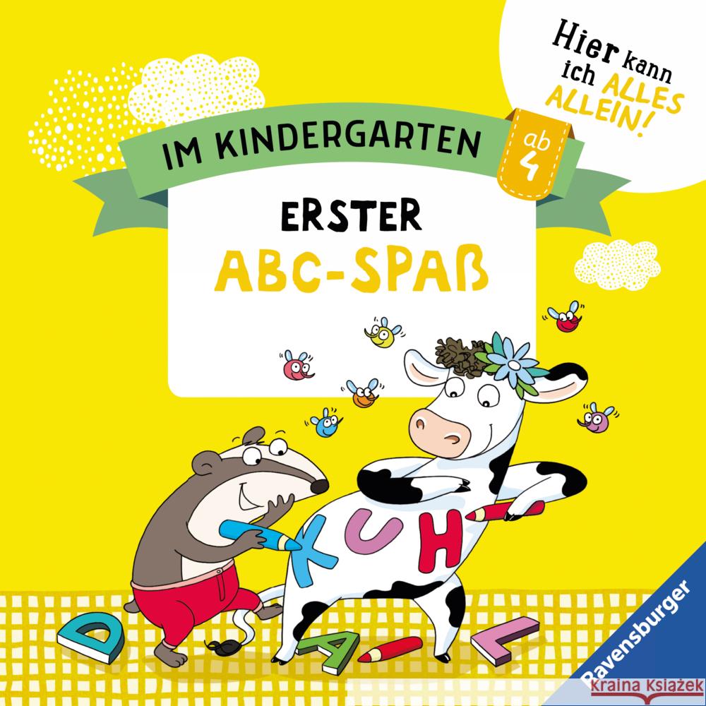 Im Kindergarten: Erster Abc-Spaß Jebautzke, Kirstin 9783473416165 Ravensburger Verlag - książka
