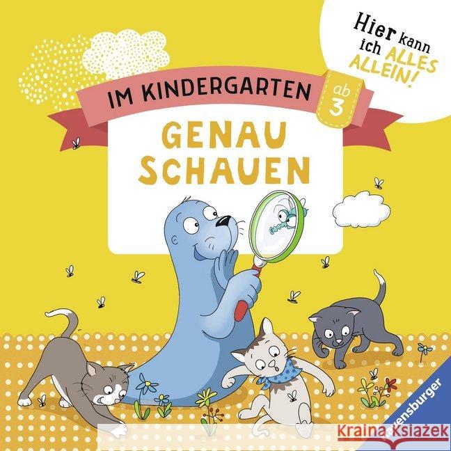 Im Kindergarten: Genau schauen Jebautzke, Kirstin 9783473415885 Ravensburger Buchverlag - książka