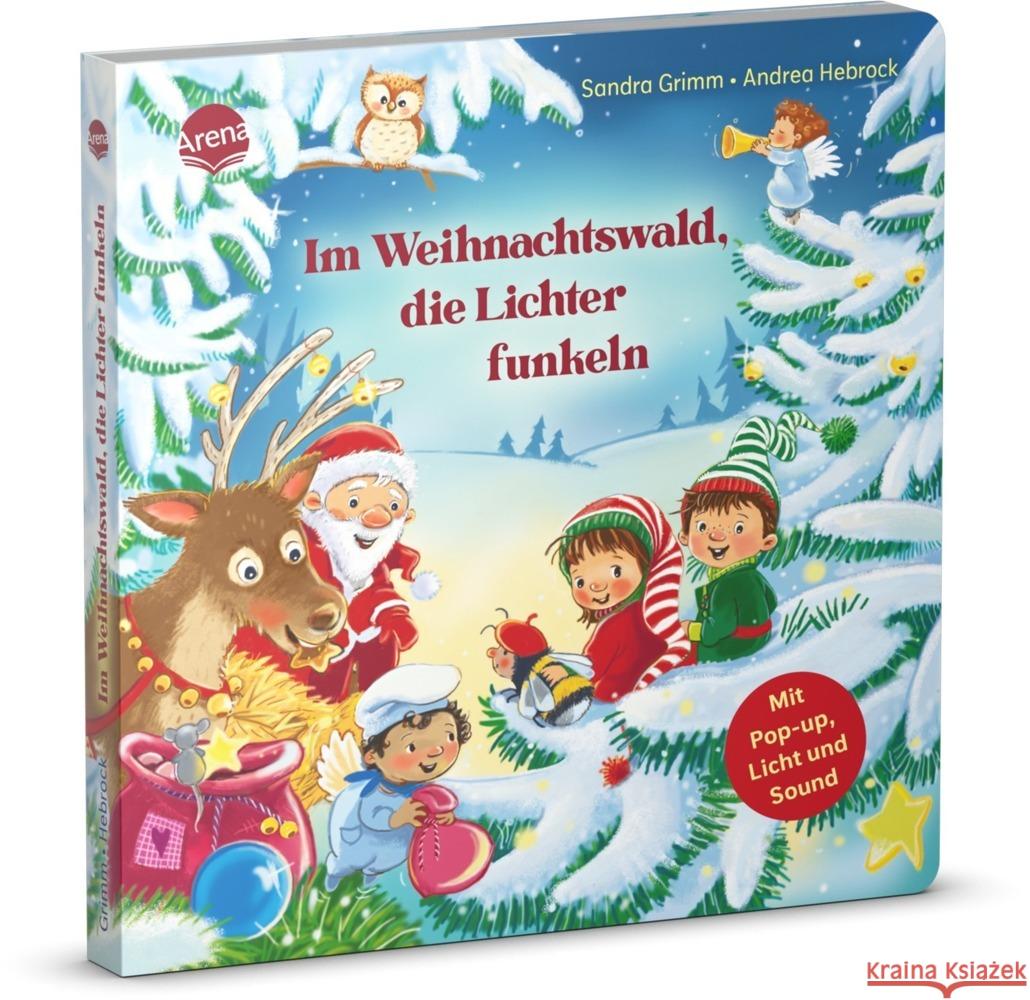 Im Weihnachtswald, die Lichter funkeln Grimm, Sandra 9783401720944 Arena - książka