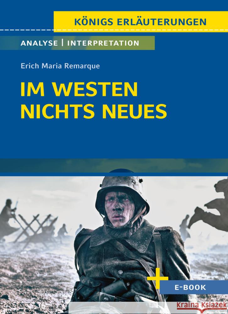 Im Westen nichts Neues von Erich Maria Remarque - Textanalyse und Interpretation Remarque, Erich Maria 9783804420915 Bange - książka