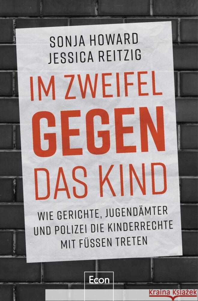 Im Zweifel gegen das Kind Howard, Sonja, Reitzig, Jessica 9783430211000 Econ - książka