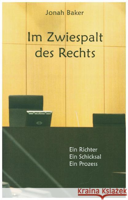 Im Zwiespalt des Rechts Jonah Baker 9783749471317 Books on Demand - książka