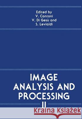 Image Analysis and Processing II V. Cantoni V. D S. Levialdi 9781461282891 Springer - książka