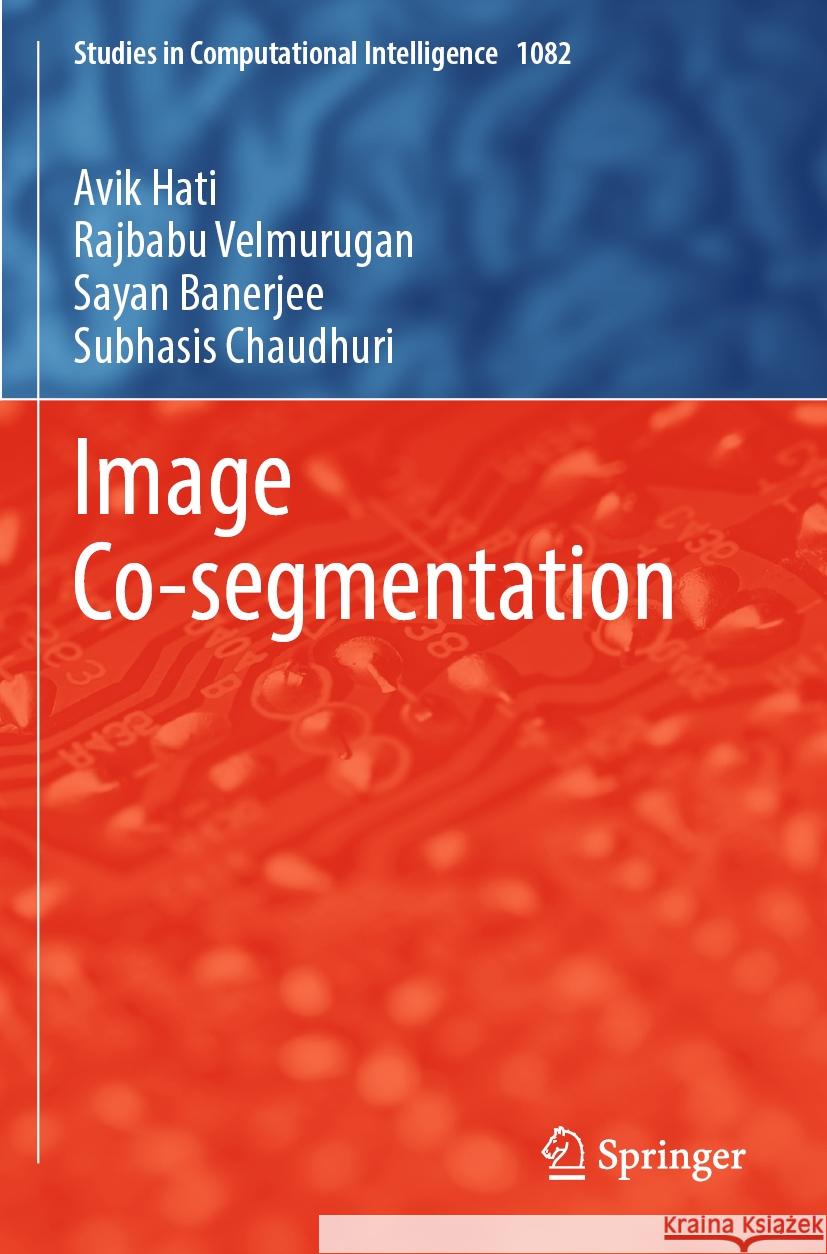 Image Co-Segmentation Avik Hati Rajbabu Velmurugan Sayan Banerjee 9789811985720 Springer - książka