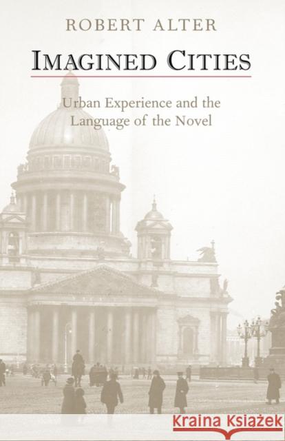 Imagined Cities Robert Alter 9780300175547 Yale University Press - książka