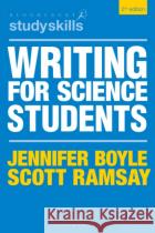Writing for Science Students  9781350932678 Bloomsbury Publishing PLC