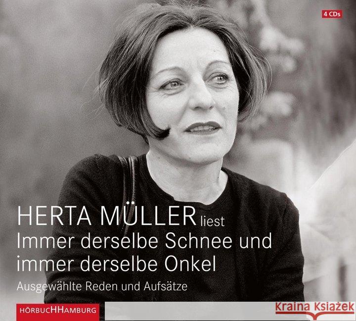 Immer derselbe Schnee und immer derselbe Onkel, 4 Audio-CDs : Ausgewählte Reden und Aufsätze. Autorenlesung Müller, Herta 9783899033953 Hörbuch Hamburg - książka