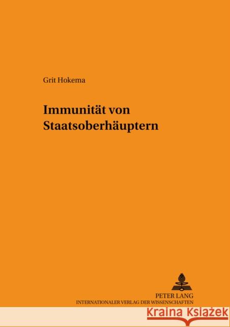 Immunitaet Von Staatsoberhaeuptern Rupp, Ruth 9783631391501 Lang, Peter, Gmbh, Internationaler Verlag Der - książka