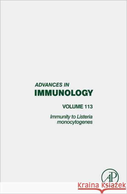Immunity to Listeria Monocytogenes: Volume 113 Unanue, E. R. 9780123945907  - książka