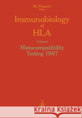 Immunobiology of HLA: Volume I Histocompatibility Testing 1987 DuPont, Bo 9781461281542 Springer - książka
