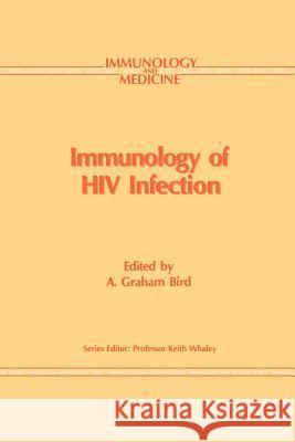 Immunology of HIV Infection Gr Bird 9789401053242 Springer - książka
