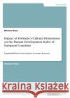 Impact of Hofstede's Cultural Dimensions on the Human Development Index of European Countries: Longitudinal Time Series Analysis. Secondary Research Raza, Maisum 9783668720701 Grin Verlag