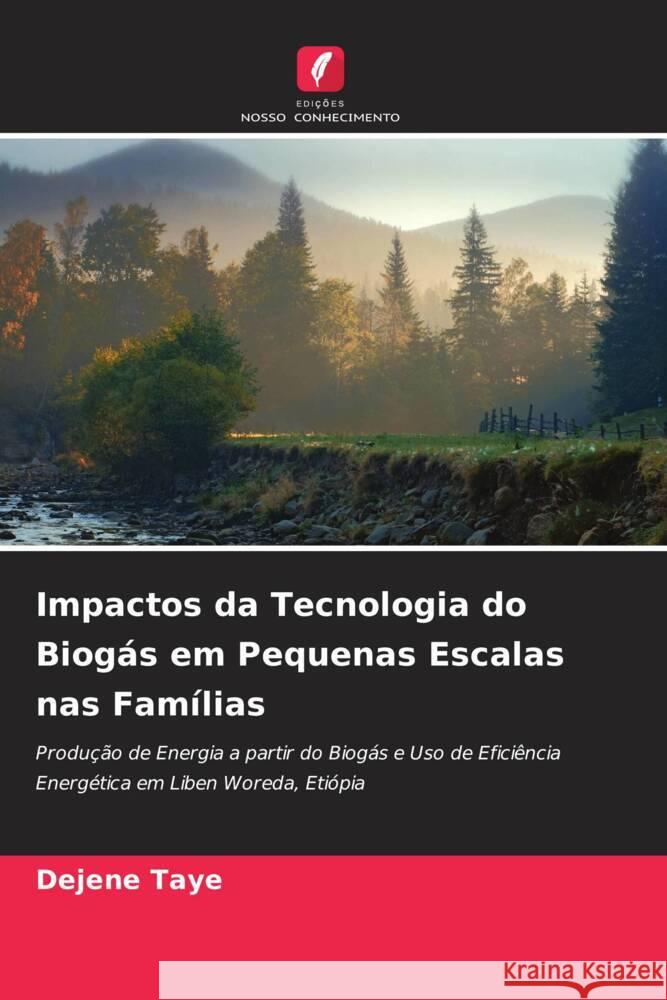 Impactos da Tecnologia do Biogás em Pequenas Escalas nas Famílias Taye, Dejene 9786204594873 Edições Nosso Conhecimento - książka