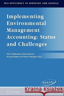 Implementing Environmental Management Accounting: Status and Challenges Pall M. Rikhardsson Stefan Schaltegger Martin Bennett 9781402033728 Springer - książka