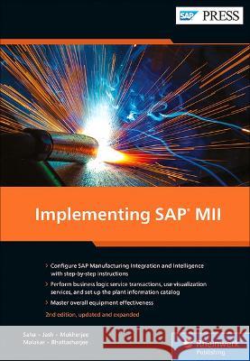 Implementing SAP MII Dipankar Saha Chandan Jash Sudipta Mukherjee 9781493223428 SAP Press - książka