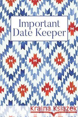 Important Date Keeper: Abstract Blue Jenily Publishing 9781731491794 Independently Published - książka