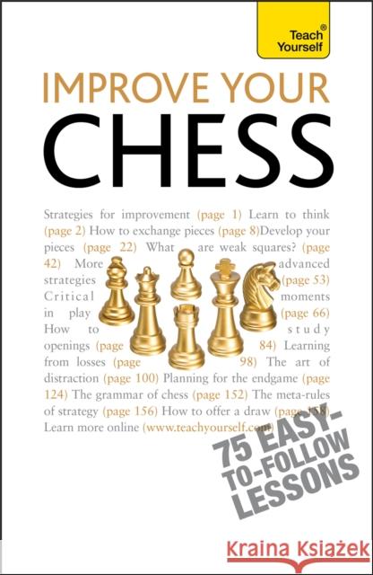 Improve Your Chess: Teach Yourself William Hartson 9781444103083 John Murray Press - książka